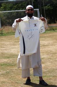 Colts Bowlathon 11th July 2010. Test legend Saqlain joins the coaching staff